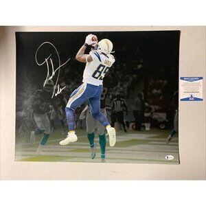 Antonio Gates Autograph Signed Los Angele Chargers 16x20 Spotlight Photo Beckett